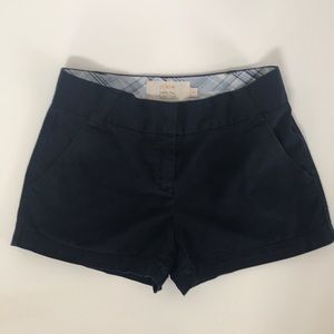 J. Crew Navy Chino Shorts